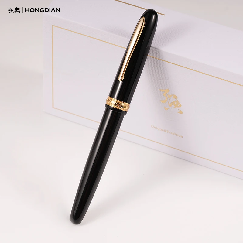 lt-hongdian-サターン万年筆-1841c-プレミアムヴィンテージメタルペンビジネス書道スムーズライティングインクギフト