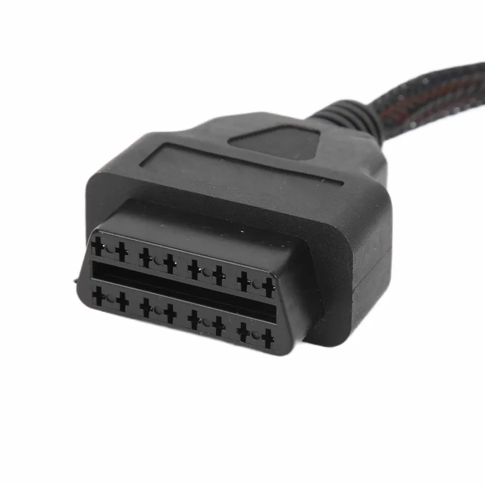 Outer Braided Sleeve ECU Pinout Cable 3-in-1 Test Terminals Universal Multiboot Bench Cable Anti-Abrasion