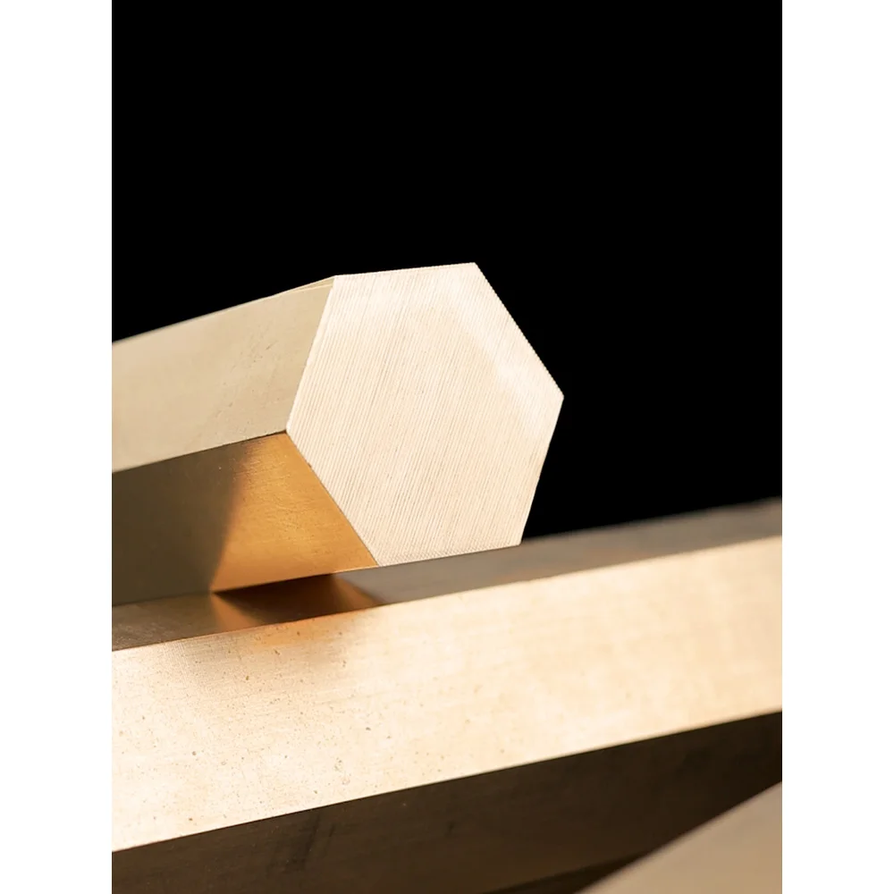 Imagem -04 - Barra de Bronze Hexagonal Hex Hexágono Rod 1pc Pcs Pcs 5. Comprimento 200 mm 500 mm 10 11 12 13 14 15 16 17 18 1930 mm