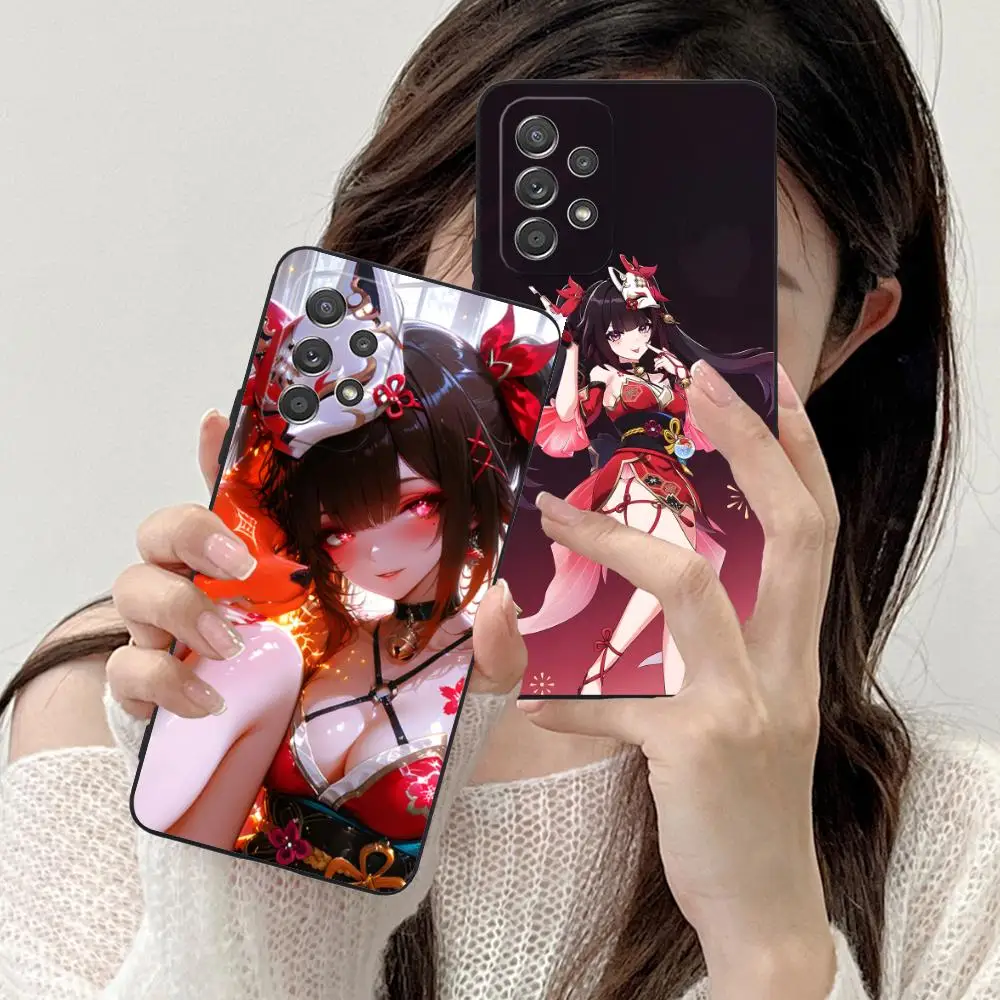 HSR Sparkle Matte TPU Mobile Phone Case for Samsung Galaxy M55 54 42 35 34 33 32 23 22 15 14 13 12 F55 5G Colorful Cover