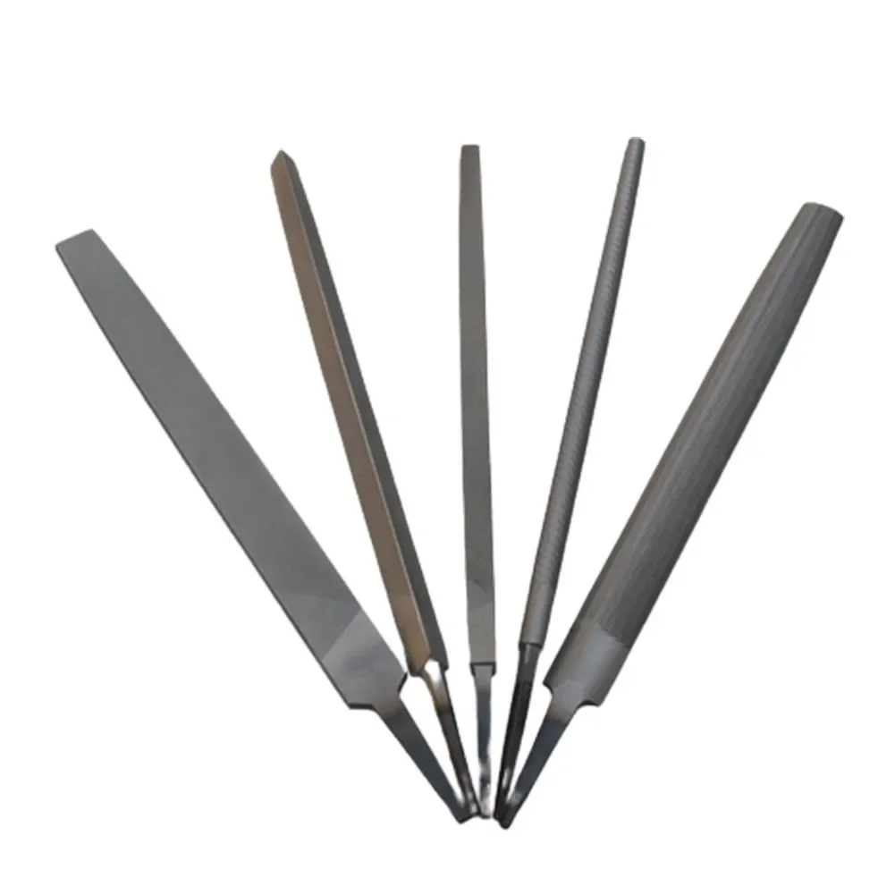 Imagem -04 - Tipos de Arquivos de Aço sem Alça Polegada 150 mm Redondo Meio Redondo Triangular Quadrado Corte Plano Design Metal Carpintaria Arquivos Manuais 5