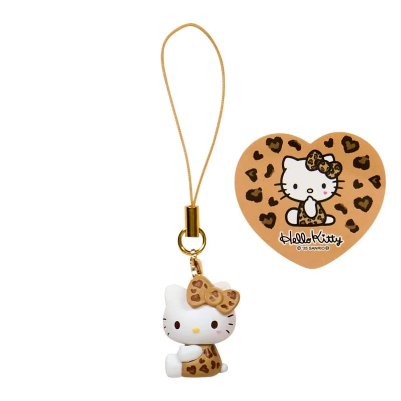 Nouvelle vente chaude en Stock imprimé léopard Hello Kitty chaîne suspendue boîte aveugle téléphone portable sac à dos pendentif accessoires d'emballage