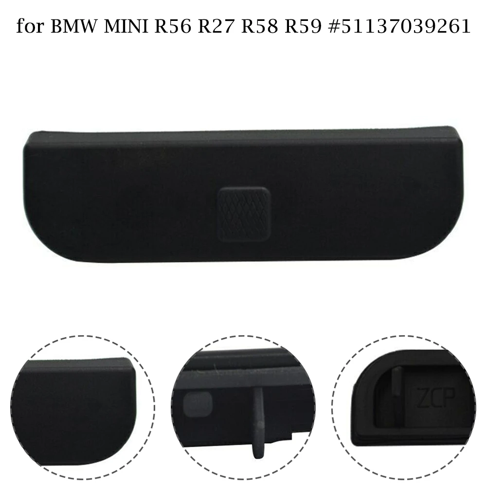 Rear Door Switch Lid Pad Handle #51137039261 Accessories Black Cover Rubber Switch Custom Door Parts R56 R57 R53