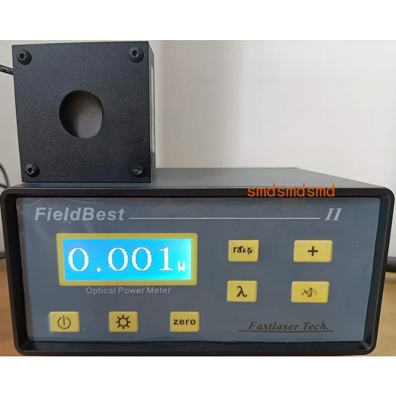 6W Laser power meter, 1mW measurement accuracy, high damage threshold, response speed: 2S
