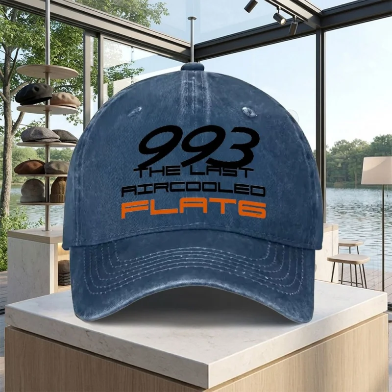 Vintage 993 THE LAST AIRCOOLED Baseball Cap for Men & Women – Retro Sporty Lightweight Hat with Iconic Print