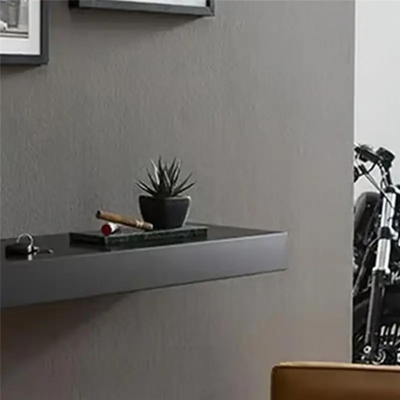 A55F-Modern Minimalist Wall Mount Wine Cabinet Wall Rack Floating Shelf Storage Rack