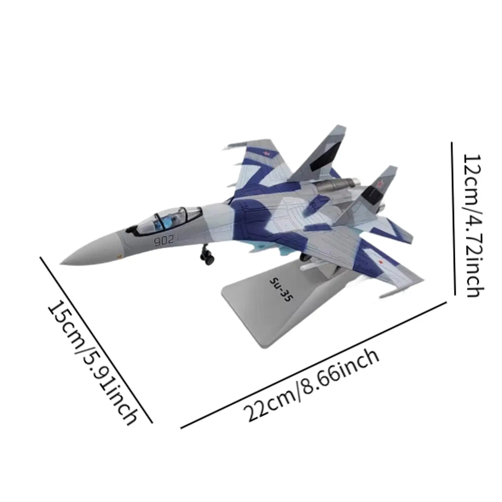 1:100 Scale Attack Plane Model Gift Tabletop Decor Airplane Model Alloy Aircraft Model for Shelf Living Room Bar Office Displays