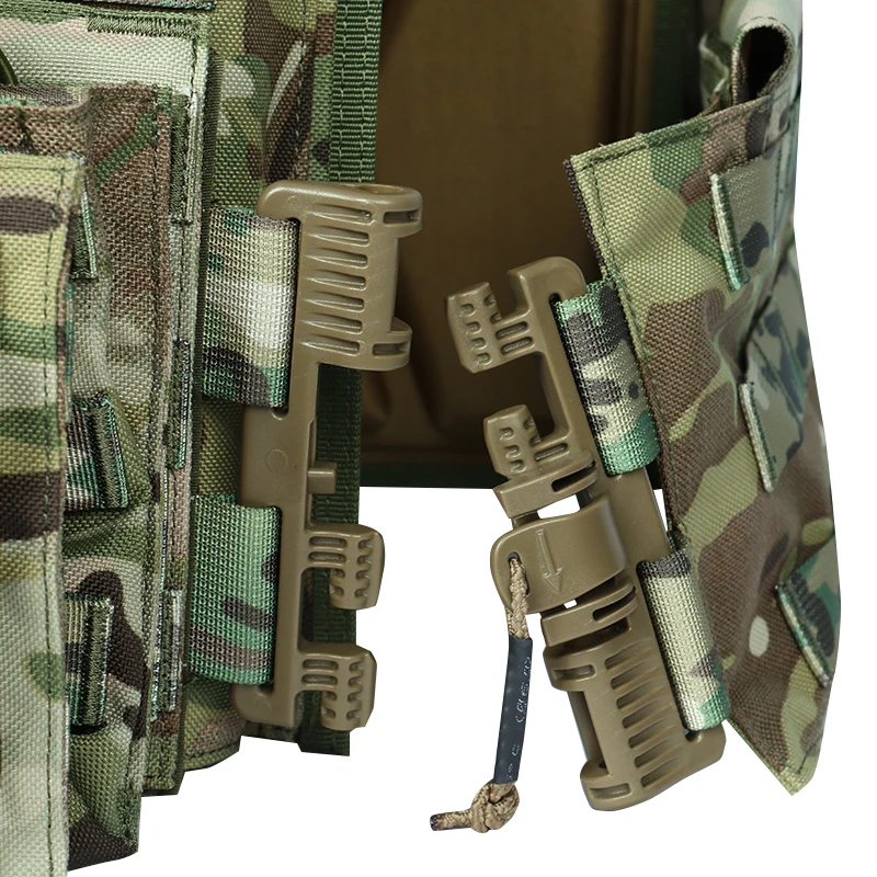 Camouflage Molle Tactic Vest Personal Protective Tactical Gear Ballistic Plate Carrier Tactical Vest quick release Armor Vest