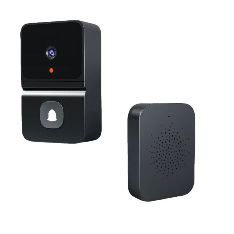 Smart graffiti doorbell low power wireless video doorbell mobile phone monitoring WIFI doorbell Ding Dong set