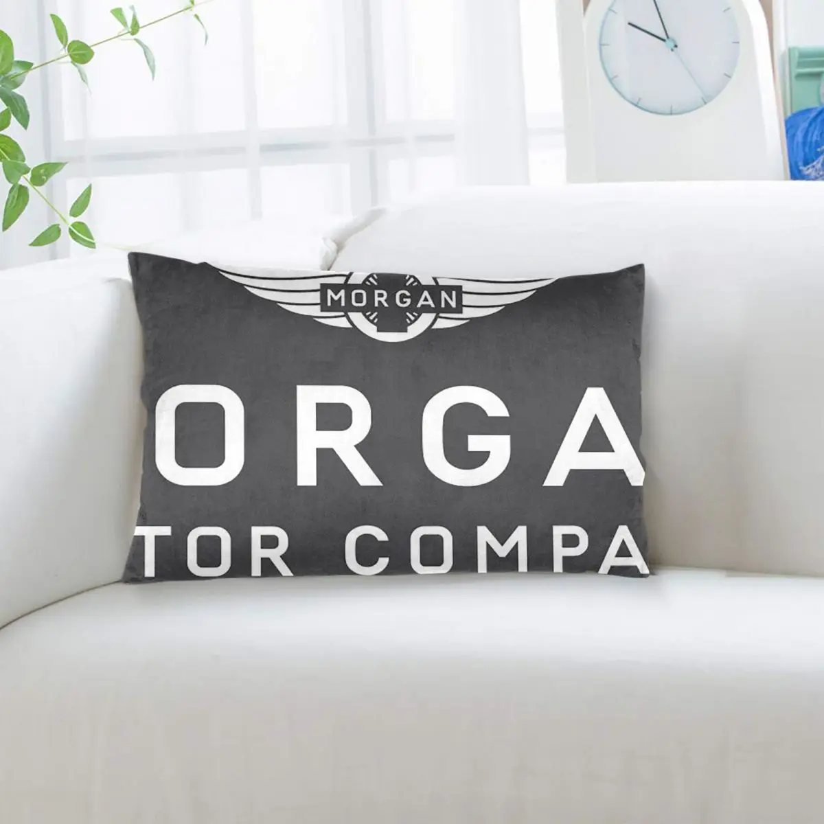 Morgan Motor Car Company Rectangle Pillowcase Cushion Cover Decorative Bedroom Bed Home Comfort Throw Pillow