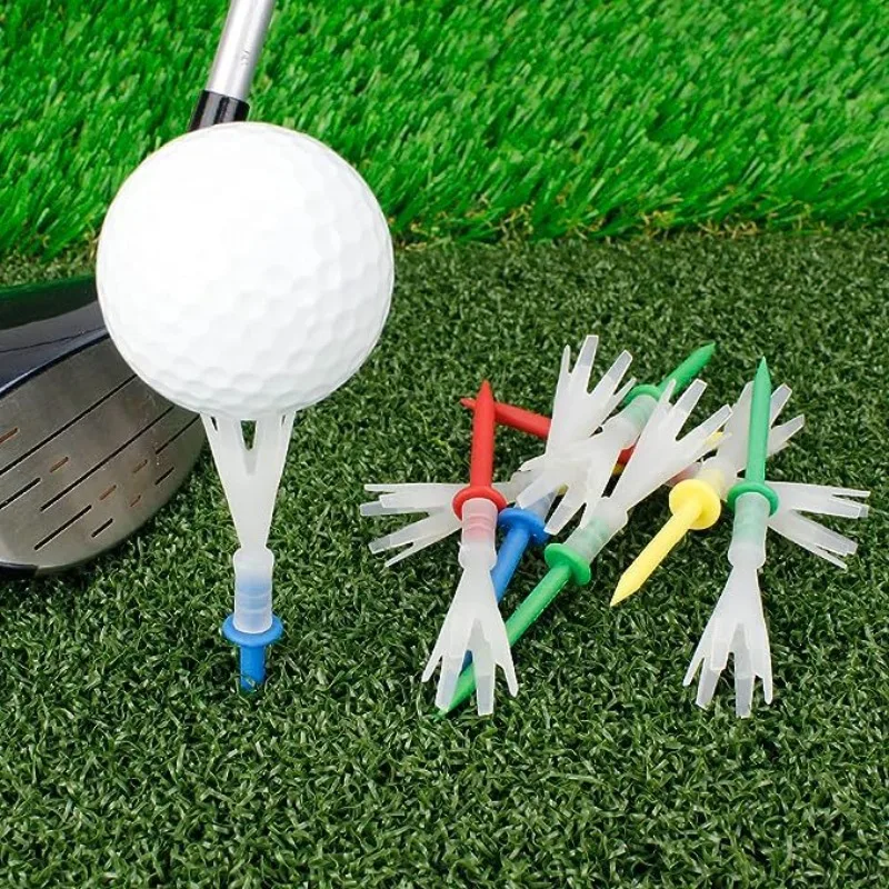 1Pcs Plastic Golf Studs Ball Holders Six-prong Studs Golf Tee Golf Accessories and Supplies Golf Ball Marker Golf Accessories