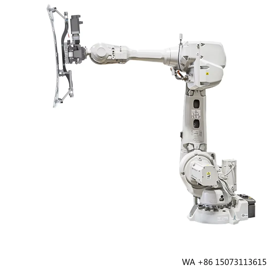 Bras de robot industriel CNC à 6 axes avec une charge utile de 60 kg et une pince pour la manutention et la palettisation des matériaux