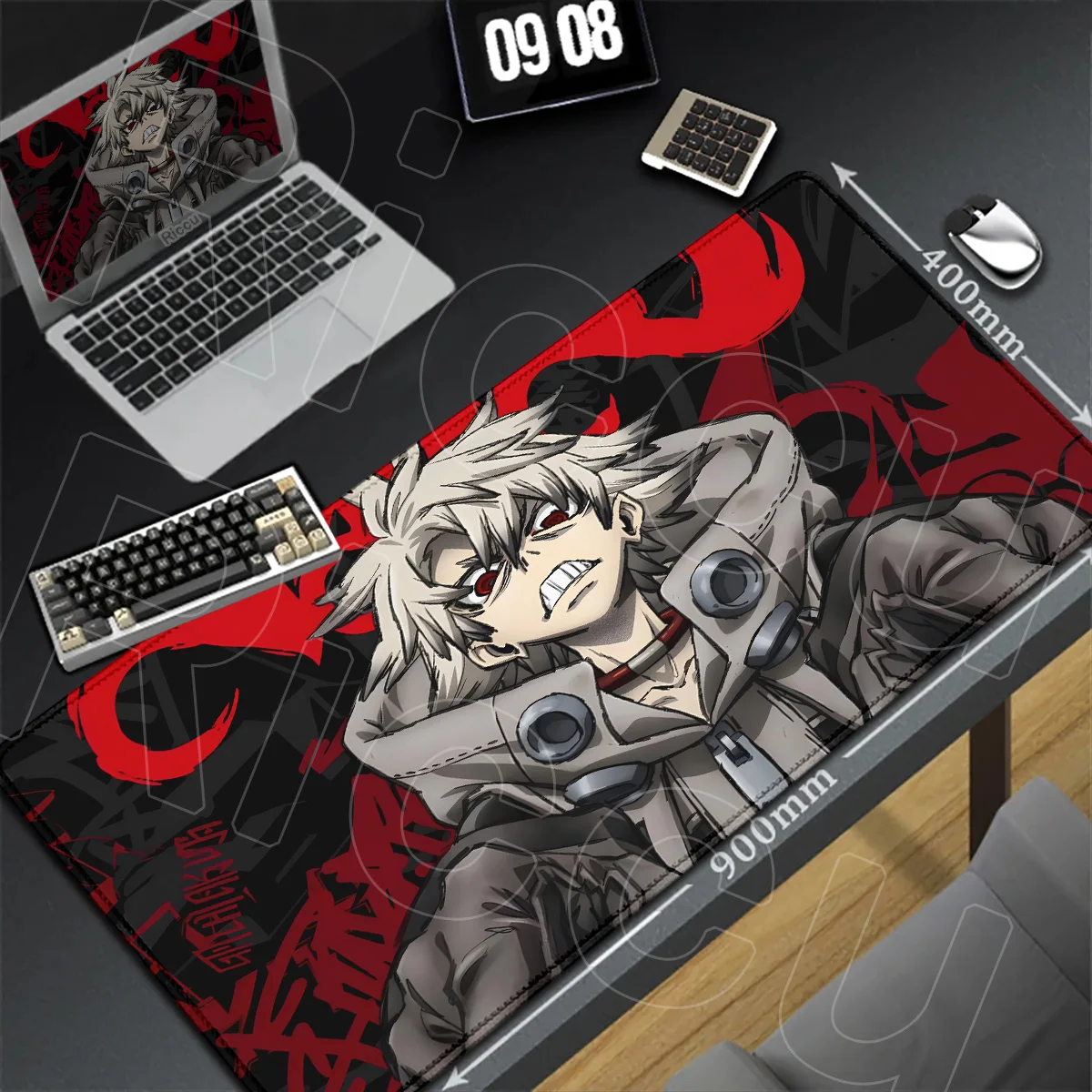 Large Extended Keyboard Laptop Desk Mat 90x40cm New E-sport Gamer Anime Gachiakuta Rudo Surebrec Mouse Pad PC Rubber Accessories