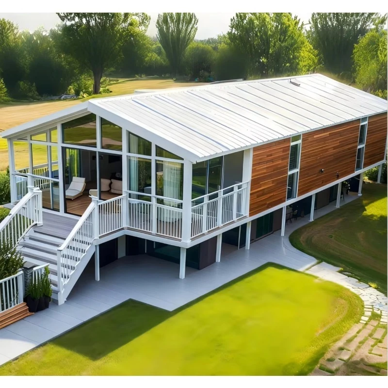 Hurricane Proof Casa Prefabricated Folding 20Ft 40Ft Prefab Expandable Container House 2 3 4 5 Bedroom Mobile Tiny Home Terrace