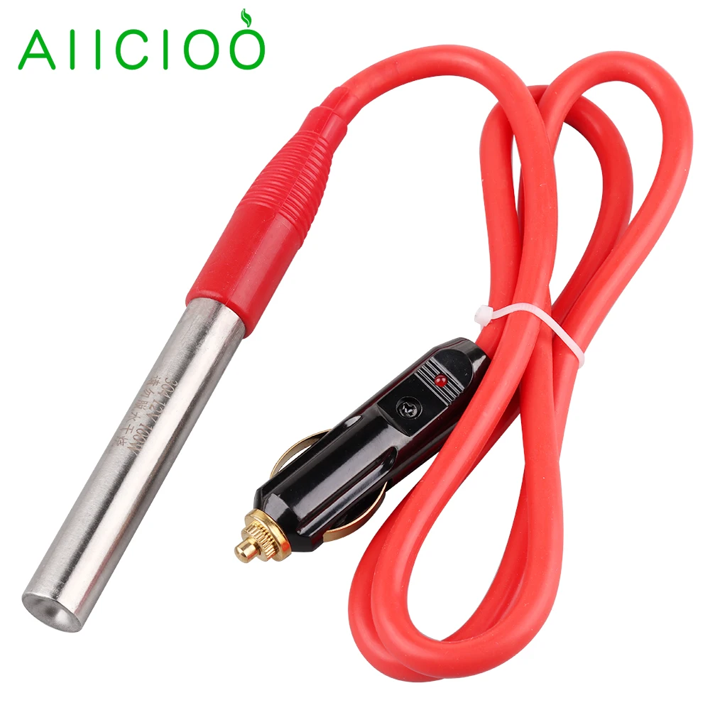 Immersion Water Heater 12v Cartridge Heating Element 24v 100w 200w with 1M Proof Cable Car Portable