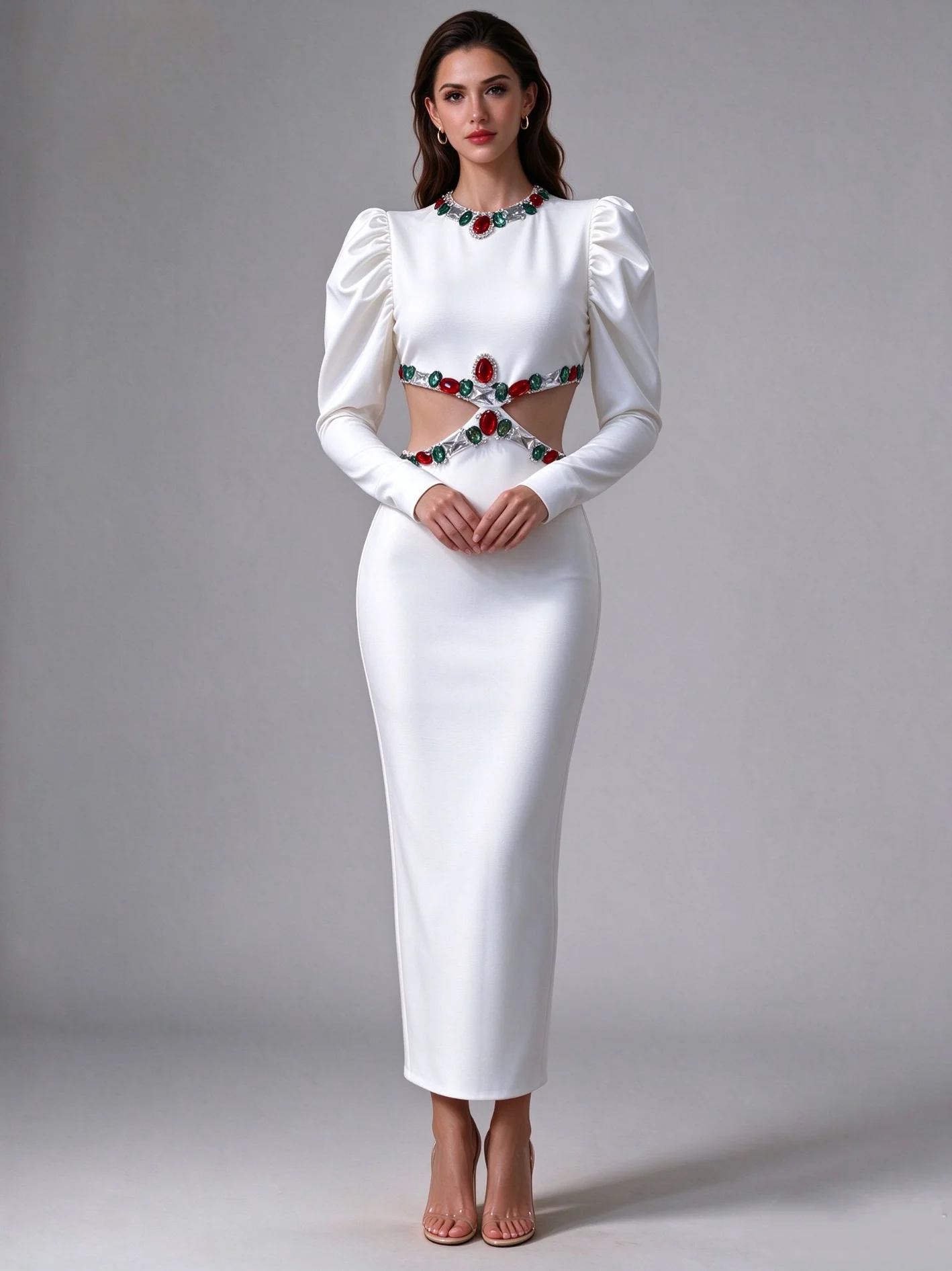 abito-aderente-con-maniche-lunghe-strass-cut-out-in-vita-e-spacco-stile-europeo-abito-da-sera-per-feste-e-appuntamenti