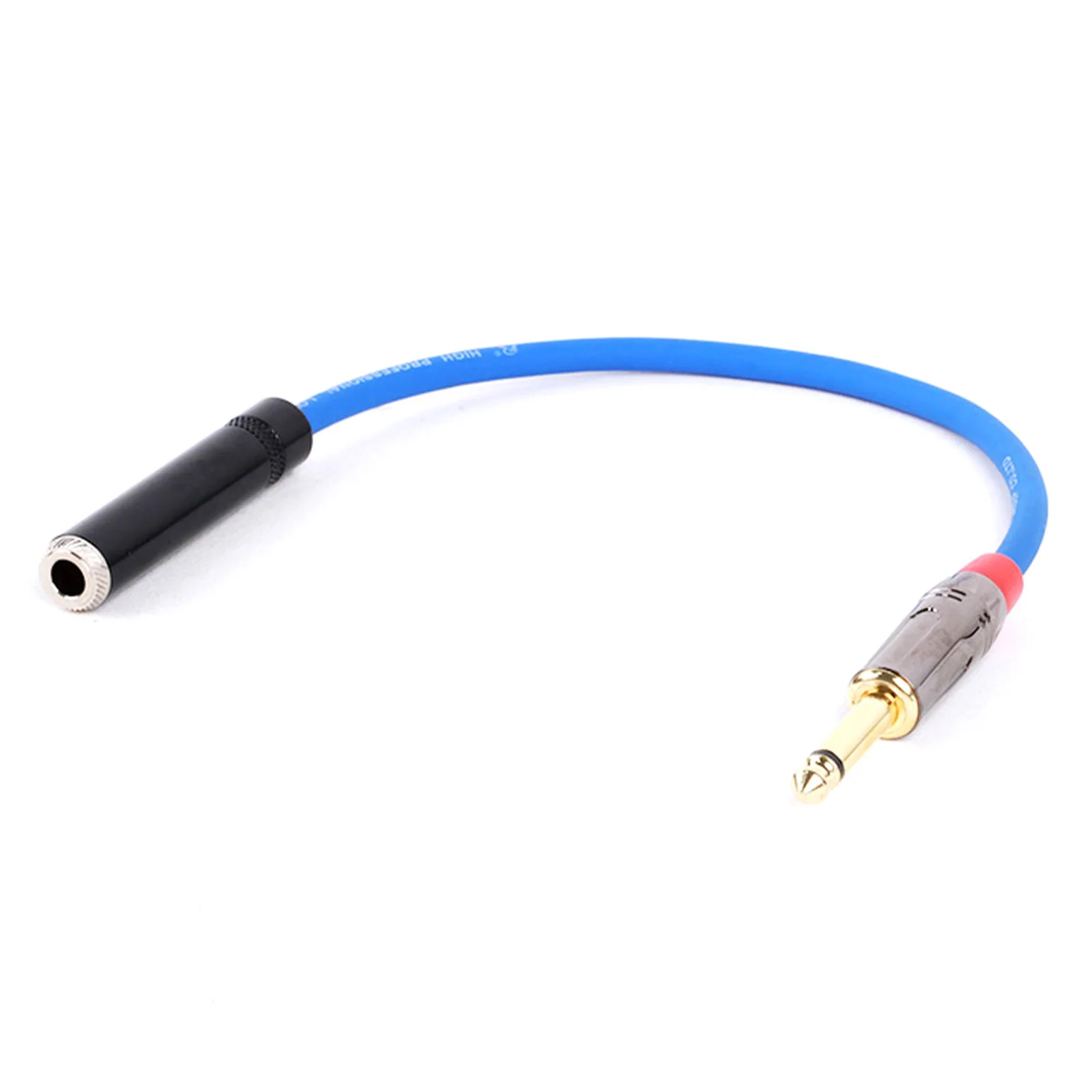 0.3M-15M Gold Plated 6.35mm Mono Male to 6.35mm Stereo Female Jack Instrument Audio Cable For Electric Guitar Mixer
