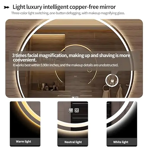 Luxury European Solid Cabinets for Modern Home and Hotel Smart Mirror Bathroom Vanity Washbasin From Luxury European Cabinets view 4