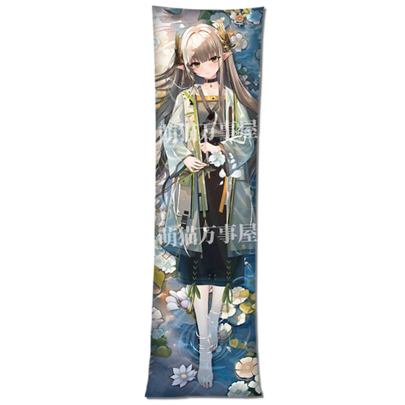 Game Anime Arknights Muelsyse Dakimakura 2WAY Cosplay Japanese Otaku Pillow Cover