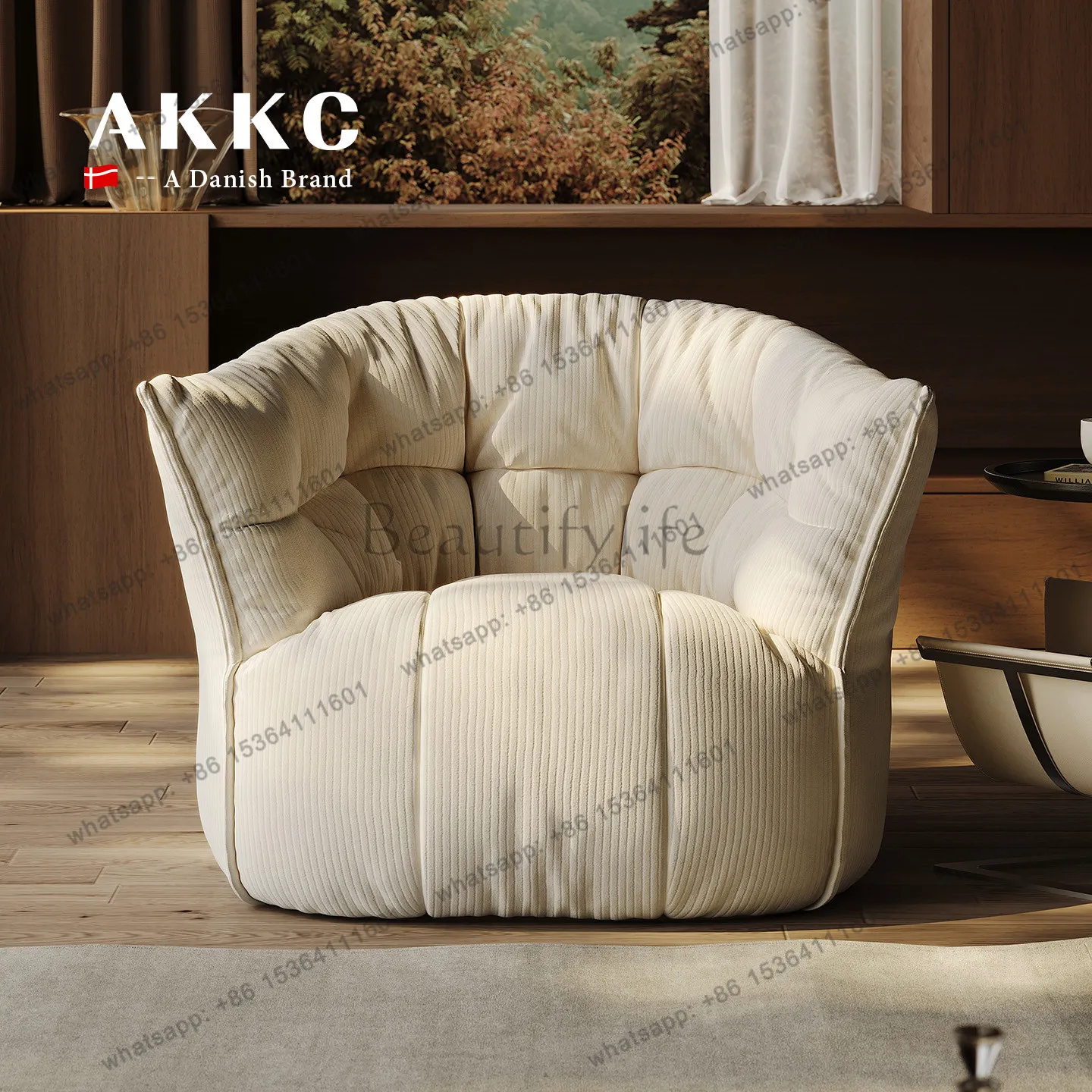Designer-Sofa Modernes minimalistisches Einzel-Liegesofa Luxuriöses Sofa zum Entspannen und Schlafen