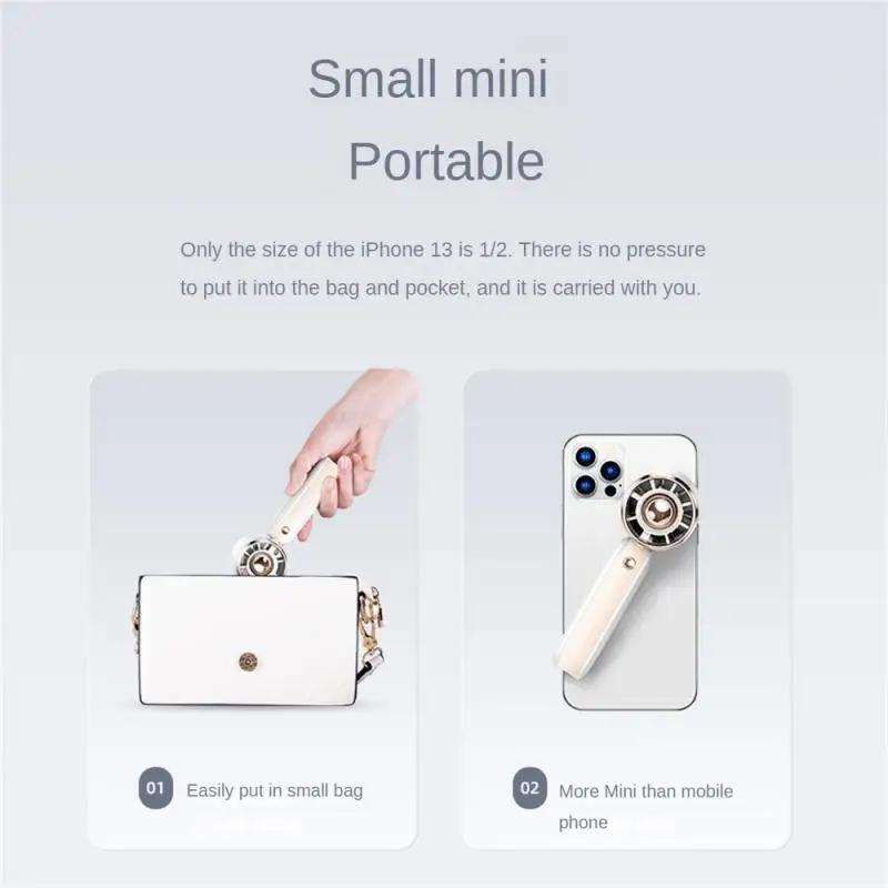 تبريد مبرد الهواء الخالية من الشفرة أشباه الموصلات التبريد شحن USB المحمولة للطلاب عنبر مكتب في الهواء الطلق صغير