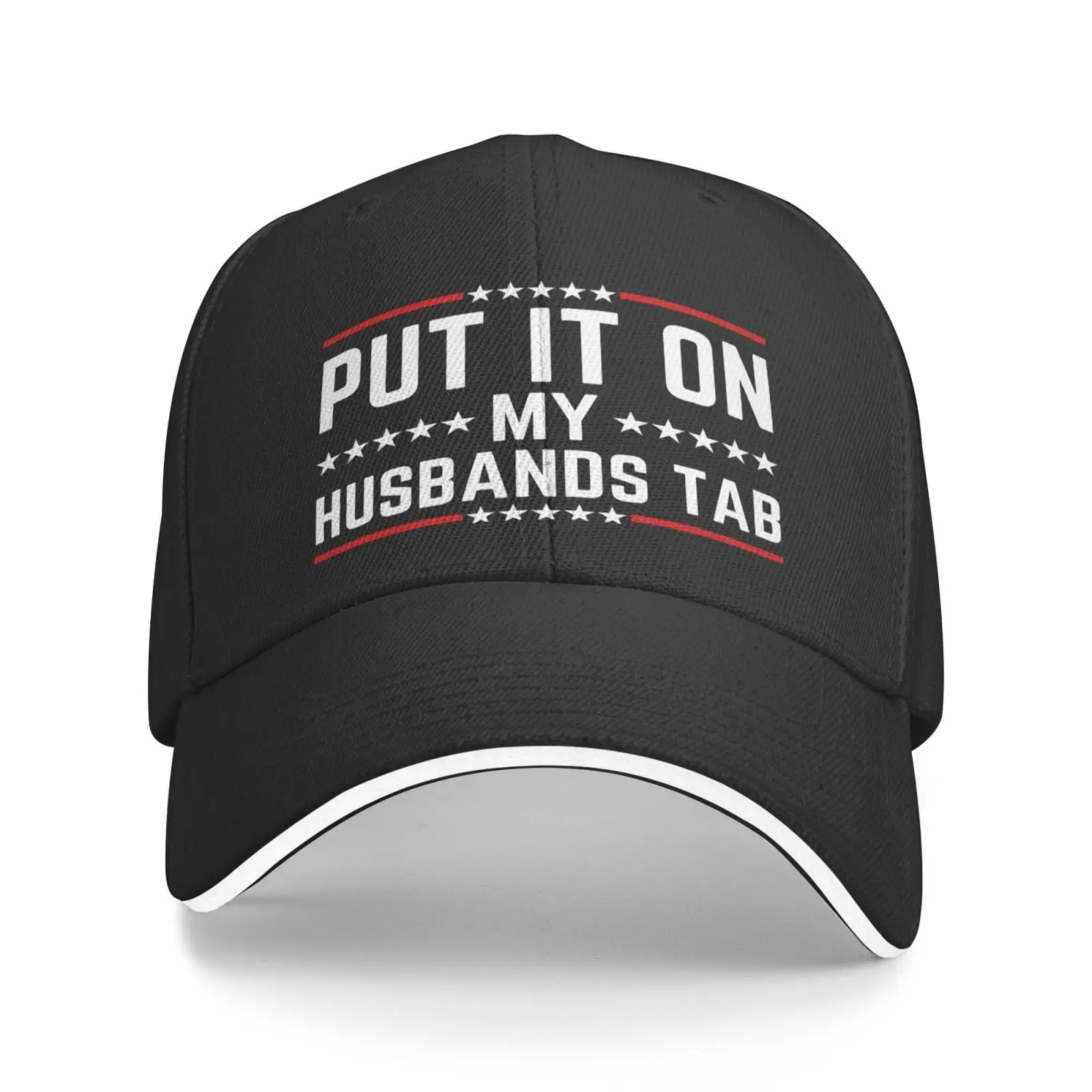 

Put It On My Husbands Tab Hat Hat Men Women Baseball Cap Trucker Dad Hat Versatile Sun Protection Hat Adjustable Hat