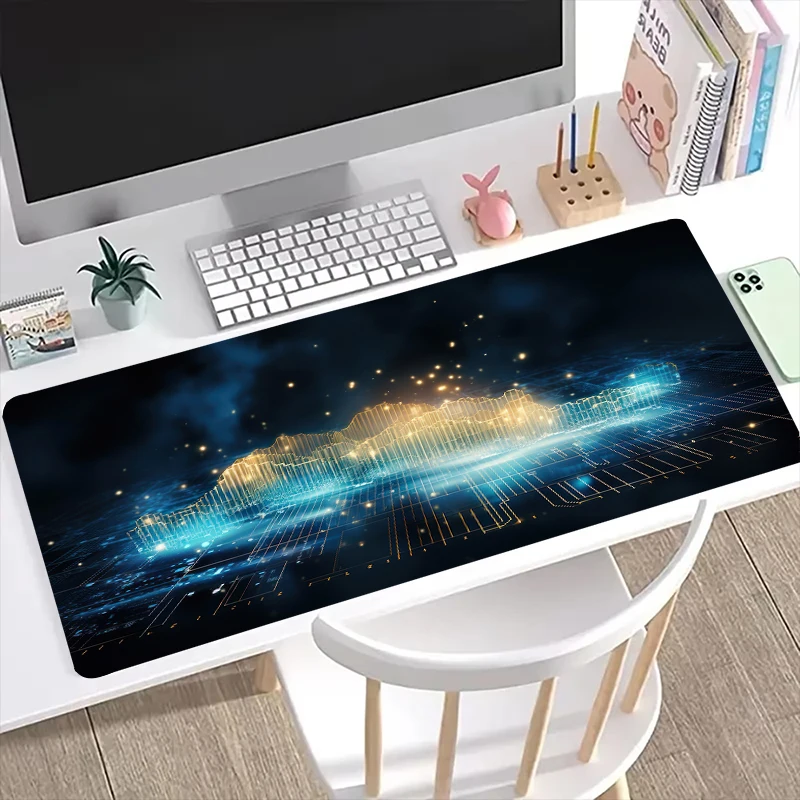 Inside Motherboard Circuit Board Mouse Pad Large Computer Office Game Mat Rubber Anti-slip Gaming Accessories Keyboard Desk Pads