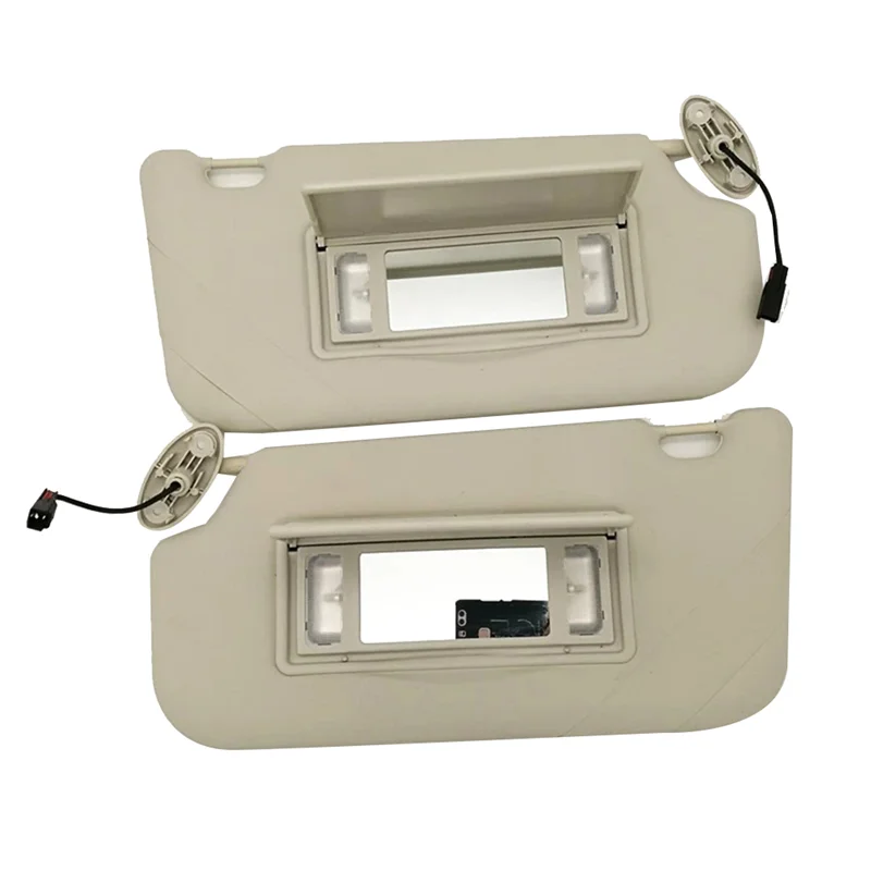 

1Pair Car Sun Visor Cover With Light Make-Up Mirror Sunvisor For Ford Focus 2012-2018 Sunshade Sun Shield