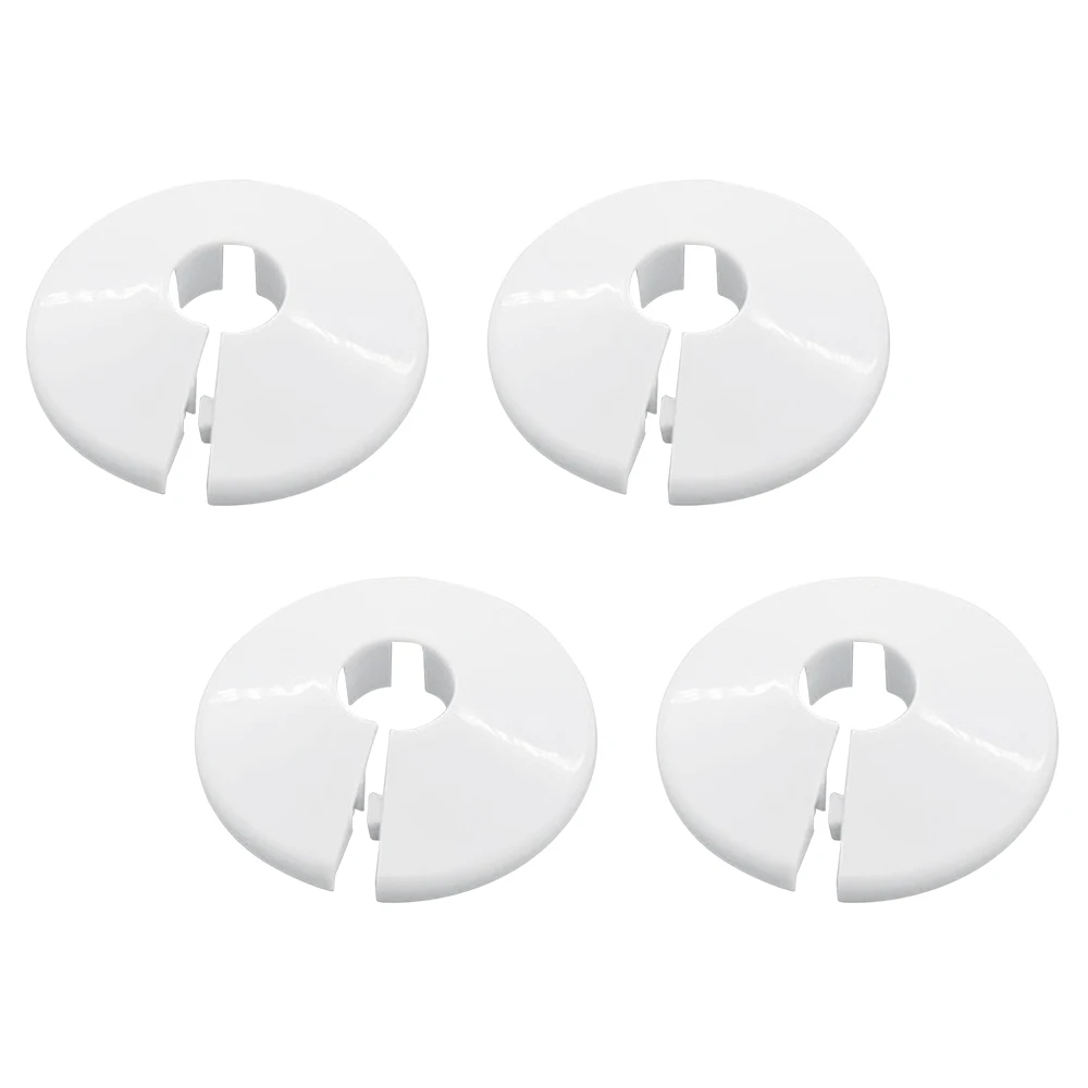 4 PCS Pipe Cover Decoration Pipe Collars 15mm/0.59inch Outer Diameter Flange Water Pipe Cover Wall Flange Decorative Cover