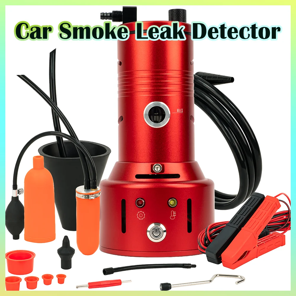 

2025 Car Smoke Leak Detector 12V Automotive No Pump EVAP System Leakage Gas Leakage Locator Oil Pipe Generator Diagnostic Tool