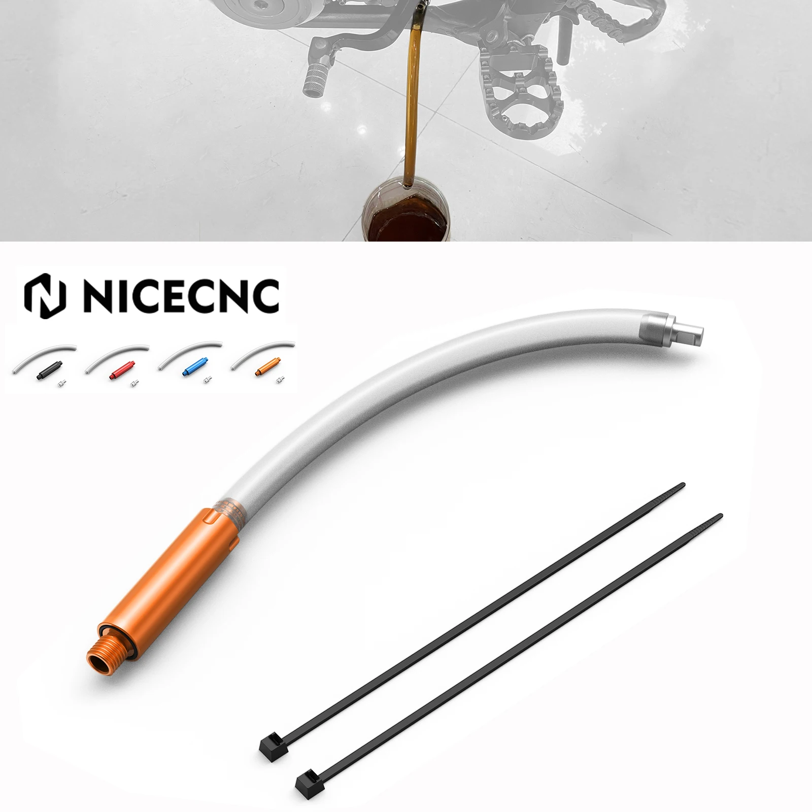 

For KTM EXC300 EXC XCW XC SX 250 300 For Husqvarna TC TE TX 2017-2025 2019 2020 2021 2022 GASGAS NICECNC Oil Drain Tool Kit 25cm