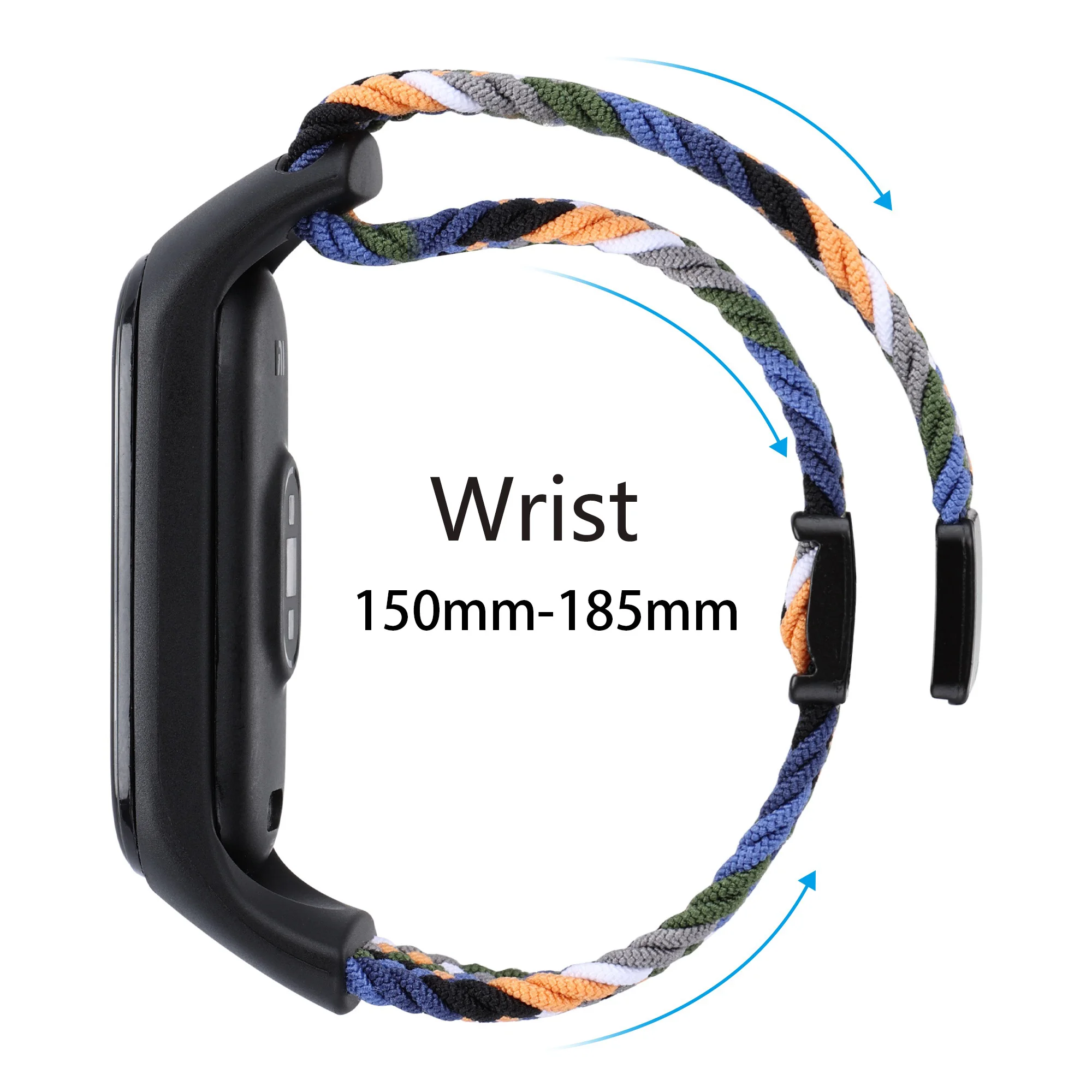 for Xiaomi Mi Band 8 9 Strap Replacement belt accessories magnetic buckle Braided correa bracelet Miband 9 Miband 8 Watch Straps