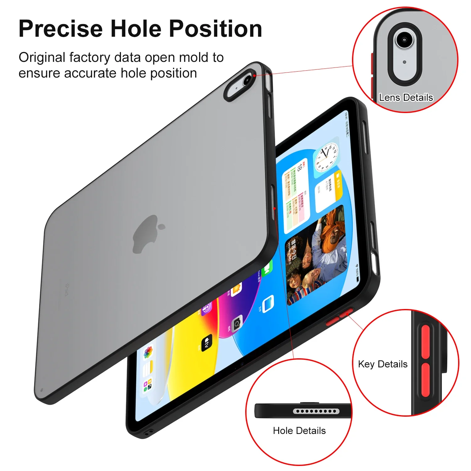 Case For iPad 10.9 2022 7 8 9th 10.2 Inch For Pro11 Mini 6 4 5 3 2 1 Air5 4 3 2 Cover for iPad 2 3 5th 6th 9.7 TPU Protect Shell