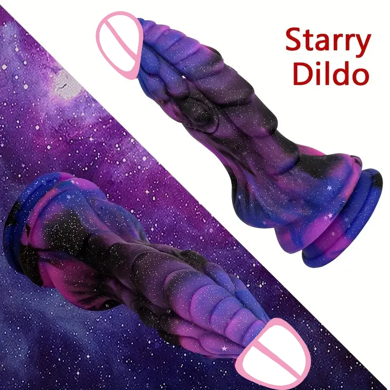 มอนสเตอร์Dildos LoongอวัยวะเพศชายหญิงMasturbation Big Dick DildoการเจาะAnalนวดต่อมลูกหมากสําหรับเกย์ผู้ใหญ่ของเล่นAnalของเล่น