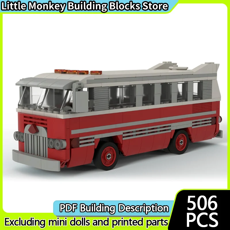 

Конструктор «Гоночный автомобиль» MOC, классический городской автобус, модульная технология, детские праздничные подарки, игрушки для сборки