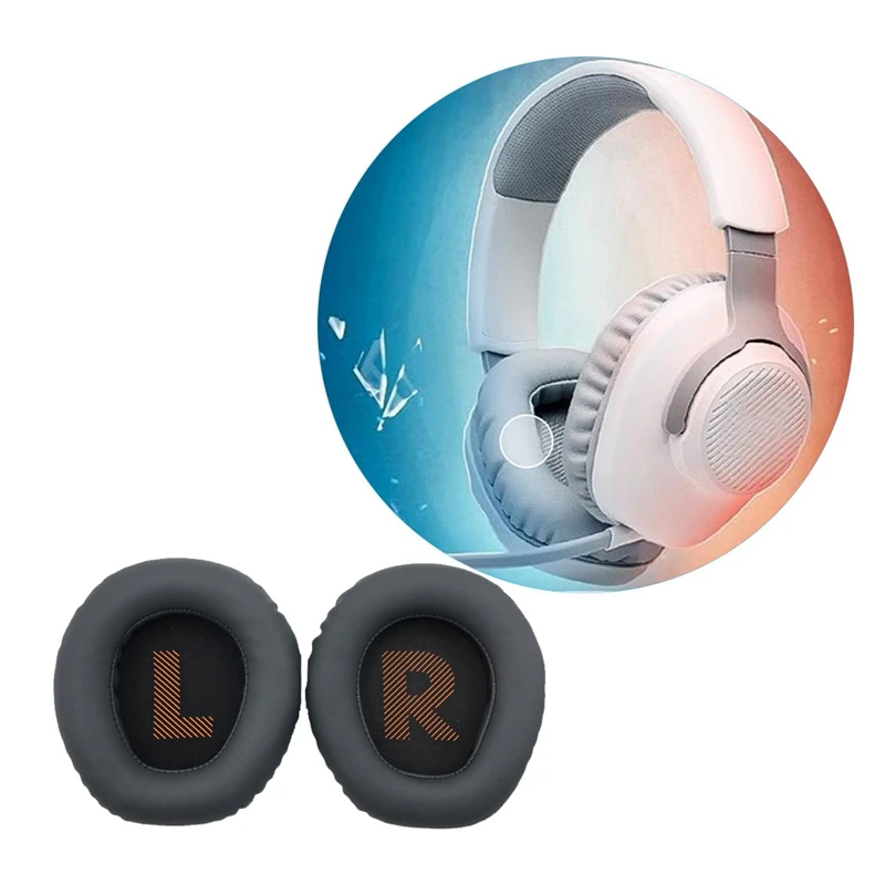 2 Piece For JBL QUANTUM Q100 Headphone Cover Headset Earphone Cover Protein Skin Replacement Headphone Protective Cover,A