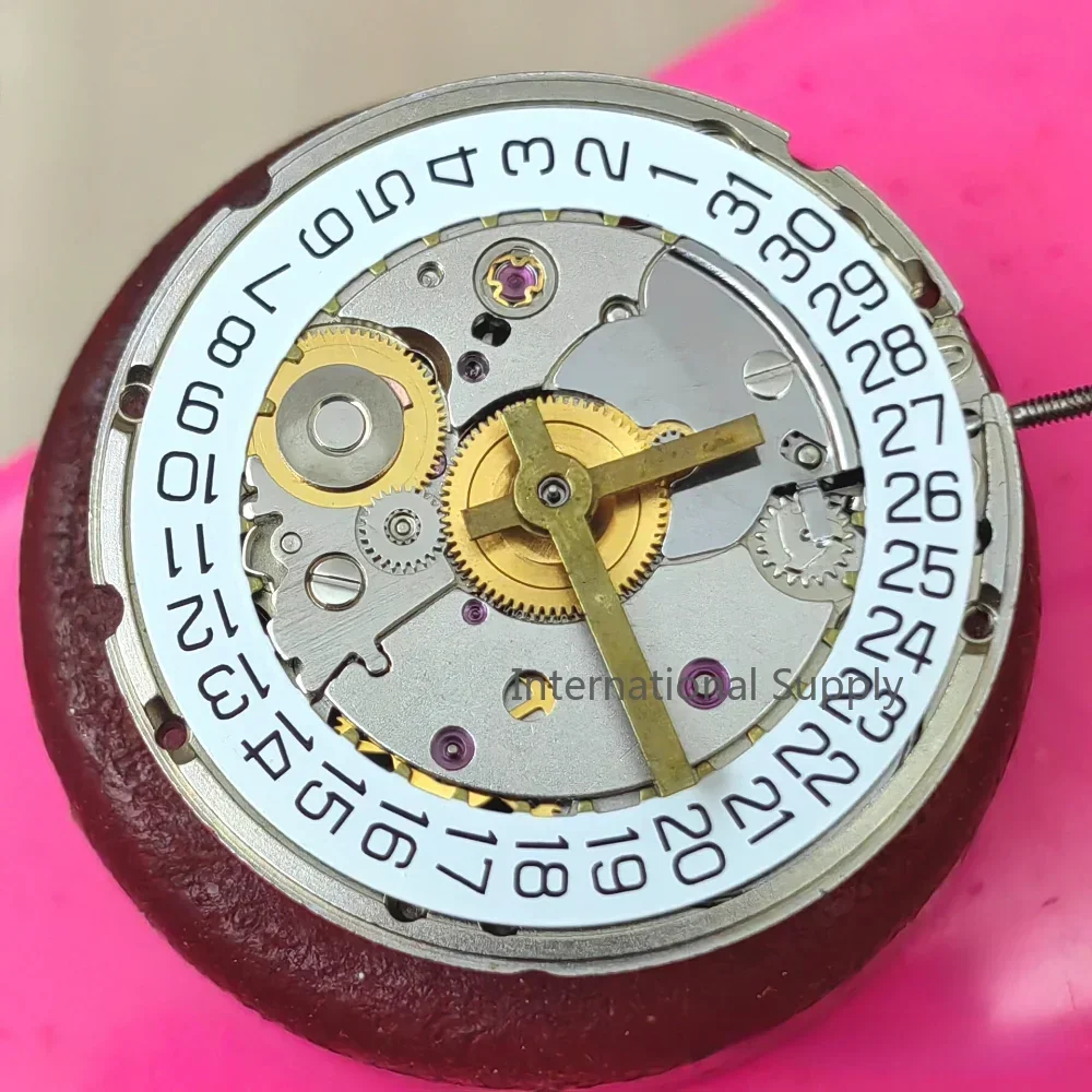 2824 Movement Clone ETA 2824-2 Movement High Accuracy Mod Automatic Mechanism 2824 Date at 3 O'Clock Lettered Mark Rotor/Plate