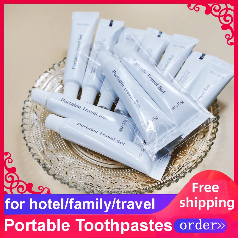 Free Shipping 10G Weight Portable Toothpastes Hotel Supplies Travel Cleaning Tooth Personal Care Appliance