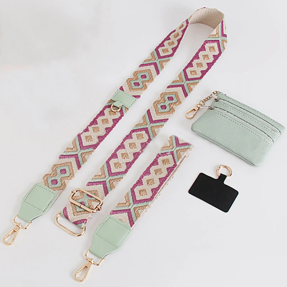 

New Design Adjustable Long Crossbody Cell Phone Lanyard Detachable Crossbody Lanyard With Samll Coin Purse Anti-lost Lanyards