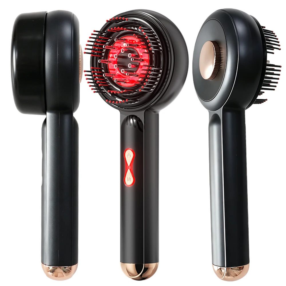 

Upgrade 2 in 1 Electric Scalp Massage Comb Multi Purpose Home Salon Hair Care Tool For Combing Massage Essential Oil Application
