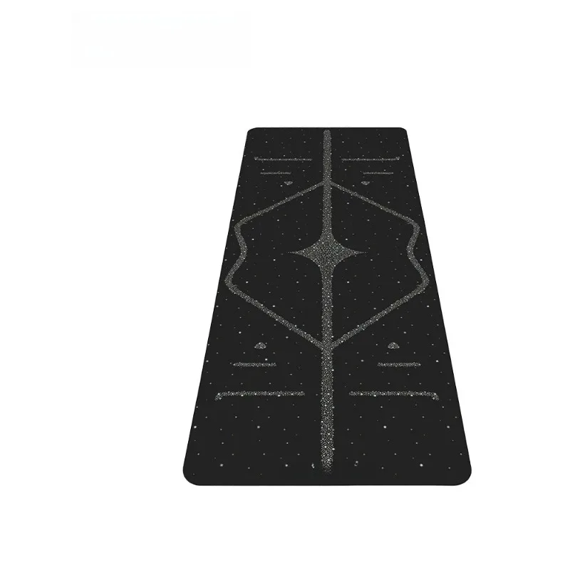 Women Yoga Mat Sweat Absorbent Non Slip Premium Mat Extra Wide Extra Long Thickened Fitness Mat Magic Galaxy Pattern Soft