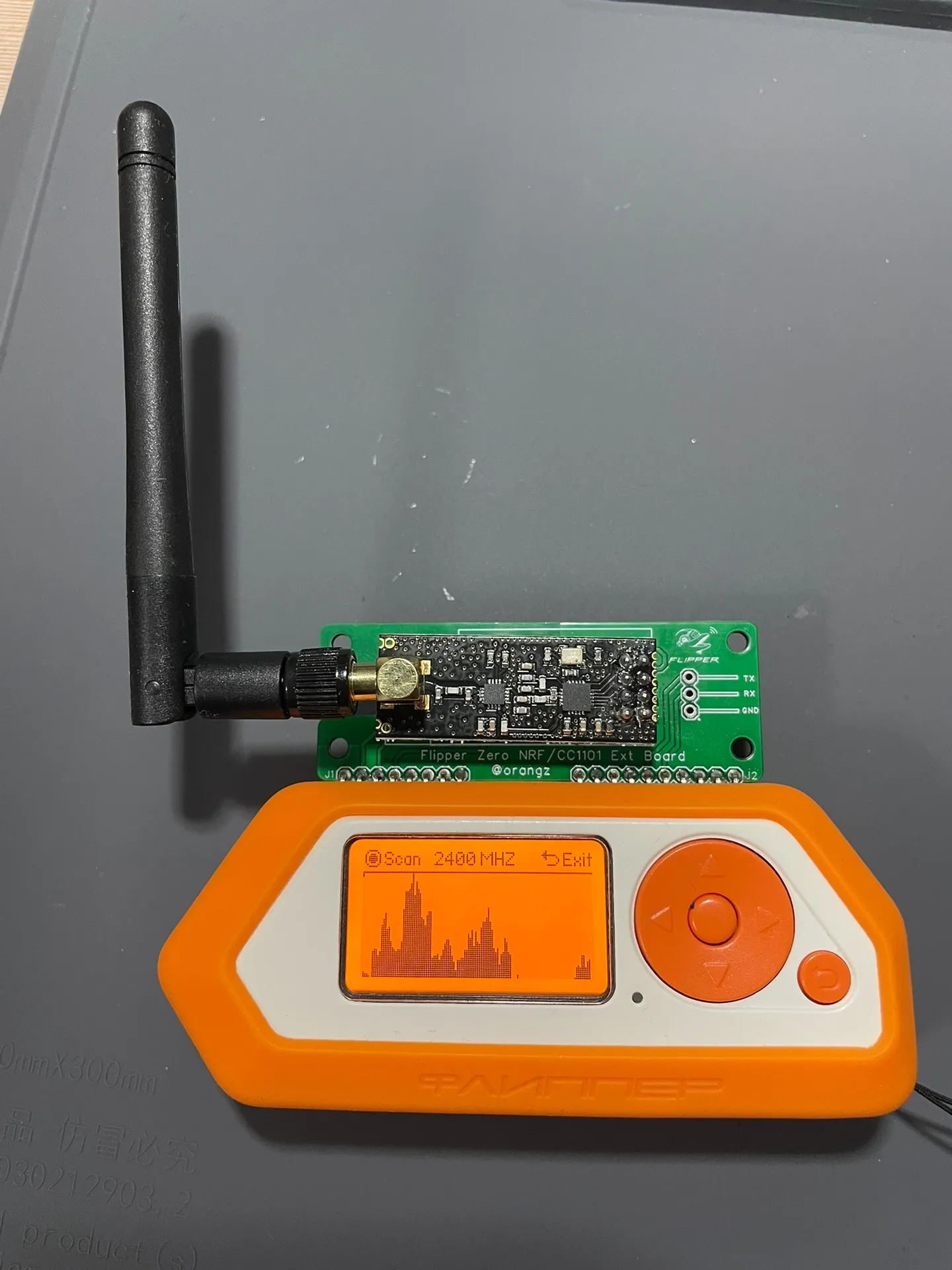 Für Flipper Zero NRF24 Modul und GPIO Modul Spielteil