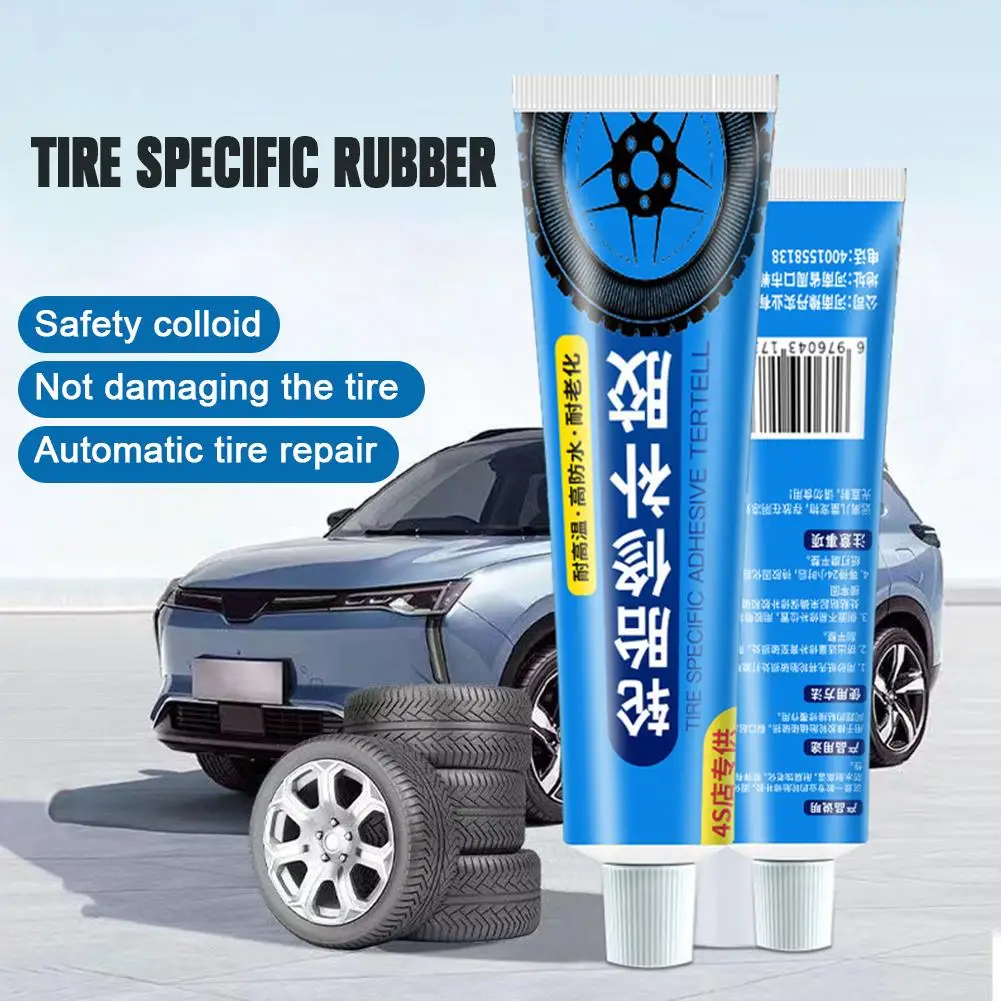 Car Seal Tire Glue 30g Crack Repair Adhesive Rubber Bonding Tire Multifunctional Puncture Kits Repair Instant Glue Glue Sid D7M8