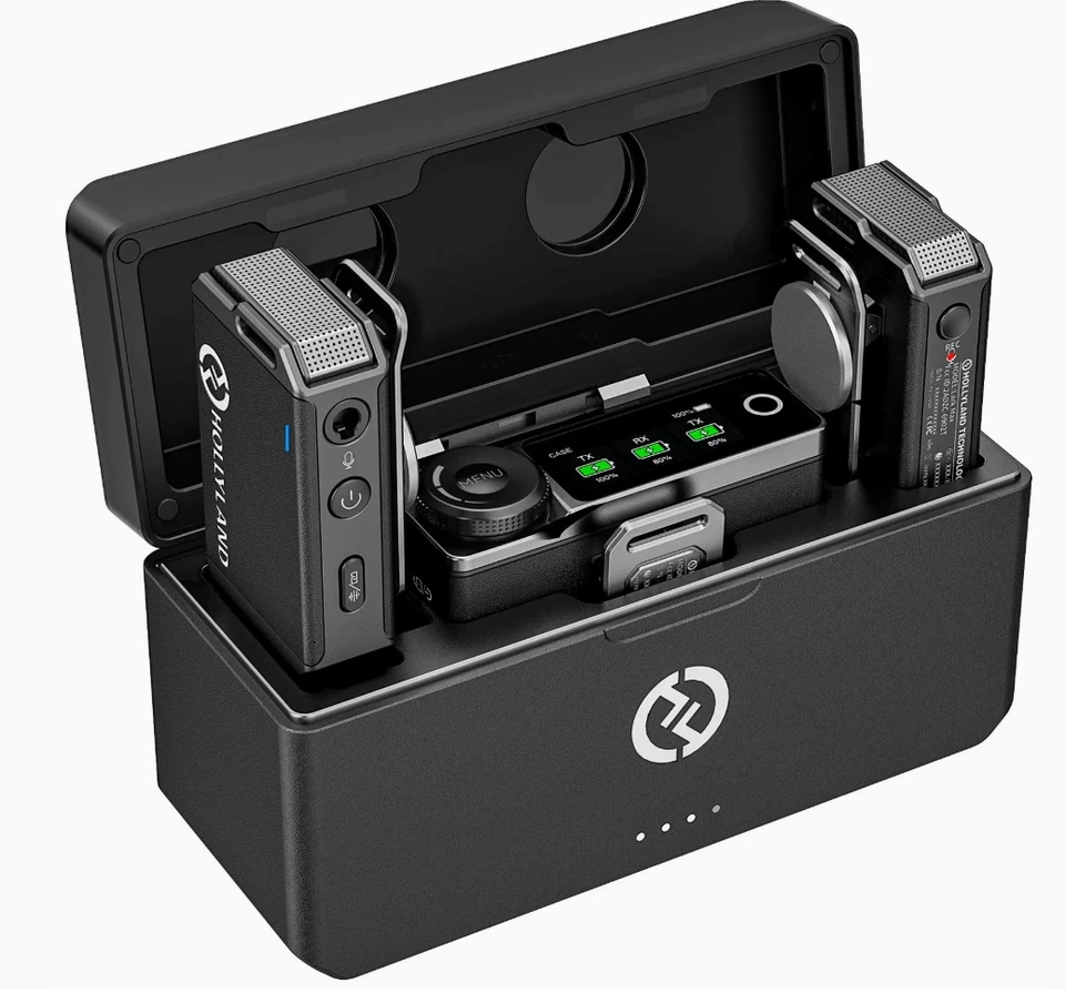 [美品] Hollyland Lark Max Hollyland Lark Max Wireless Lavalier Microphone System with