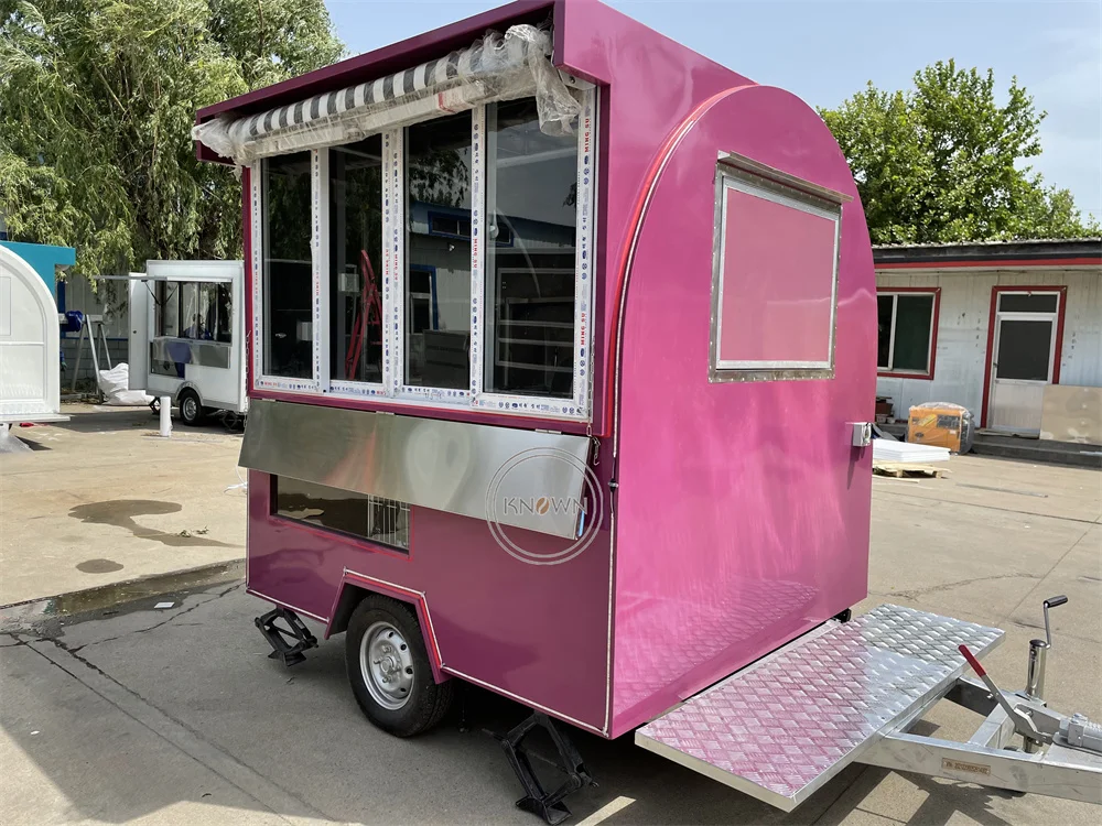 

Street Food Truck Van Mobile Restaurant Snack Pizza Kiosk Ice Cream Hot Dog Food Trailer Custom Fully Kitchen Equipments