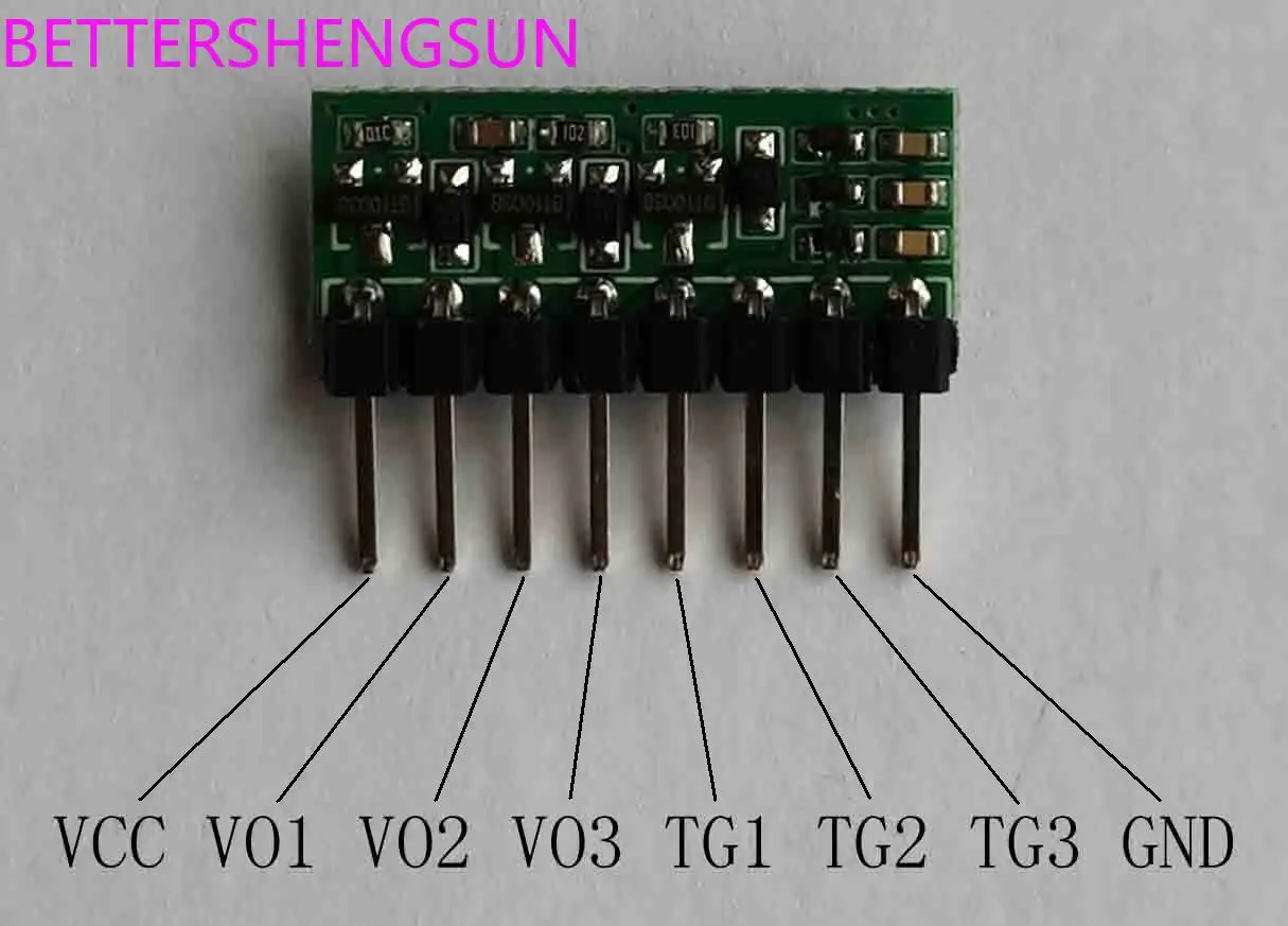 KDA33 series 3-way interlock output circuit, high voltage, no output after power-on, NPN output KDA33A KDA33B KDA33C