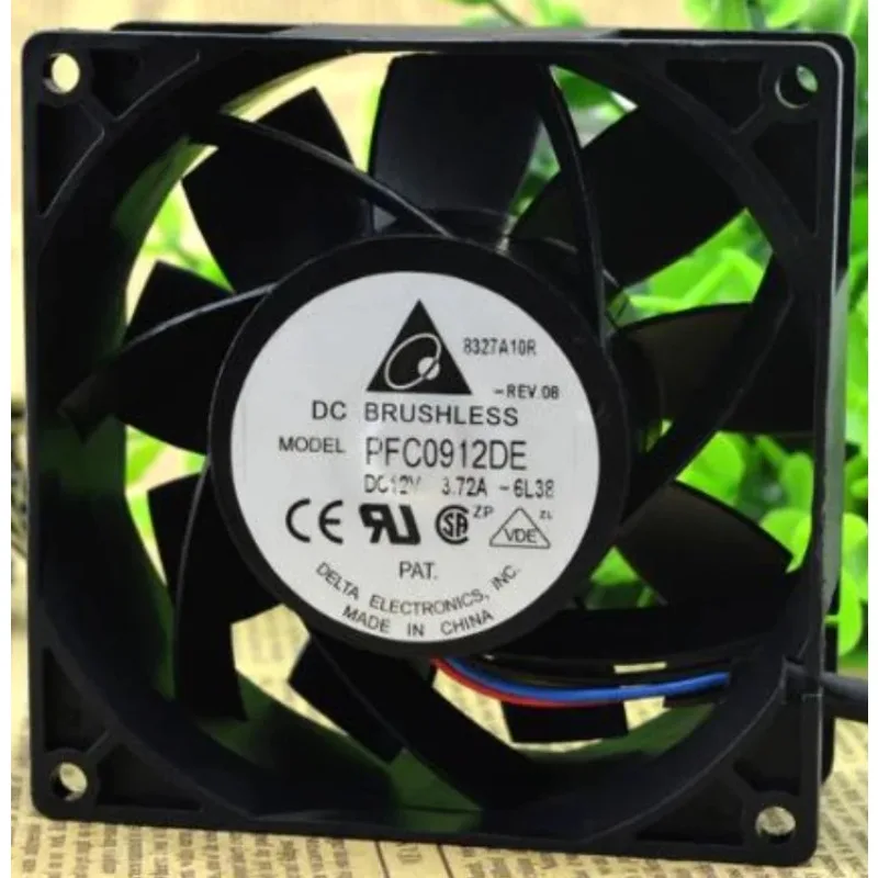 

Новый вентилятор-кулер для Delta PFC0912DE 12 В 4,32 А 9 см 4-проводной распылитель для мотоцикла, серверный вентилятор 9038 90x90x38 мм
