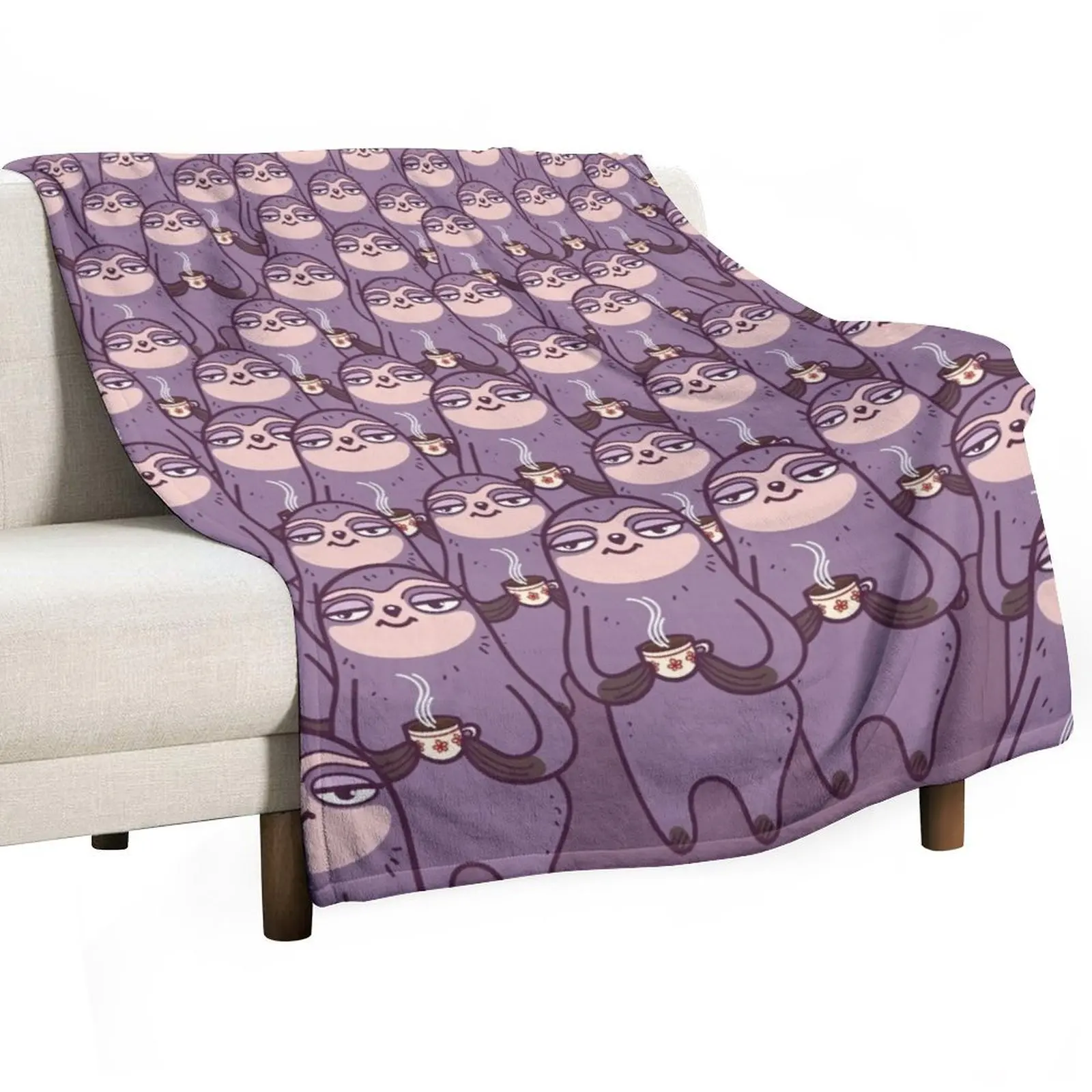 

Sloth-tastic! Throw Blanket Luxury Travel Retros Blankets