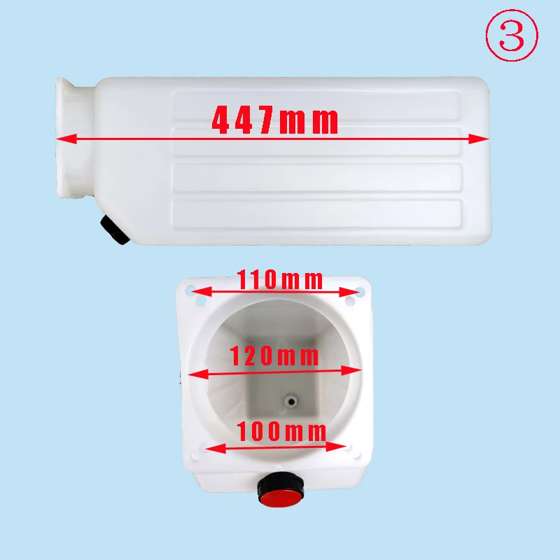 5 specifiche ascensore per auto stoccaggio idraulico in plastica vaso per olio ascensore universale accessori per pentole per olio