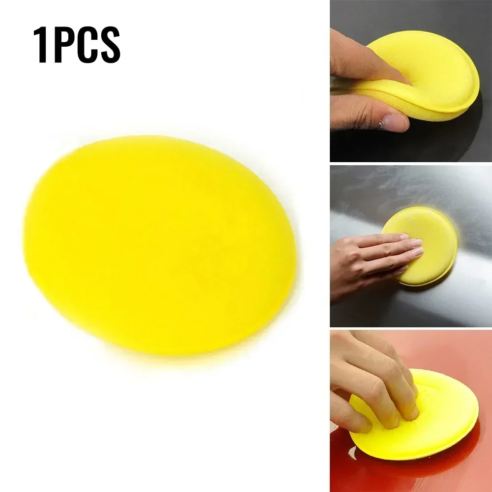 1 PCs Sponges Car Cleaning Soft Vehicle Accessories Foam Applicator Car Wax Sponge Dust Remove Auto Care Polishing Pad NEW